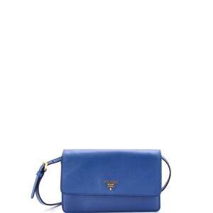 Prada Wallet On Strap Saffiano Leather #226297P75B